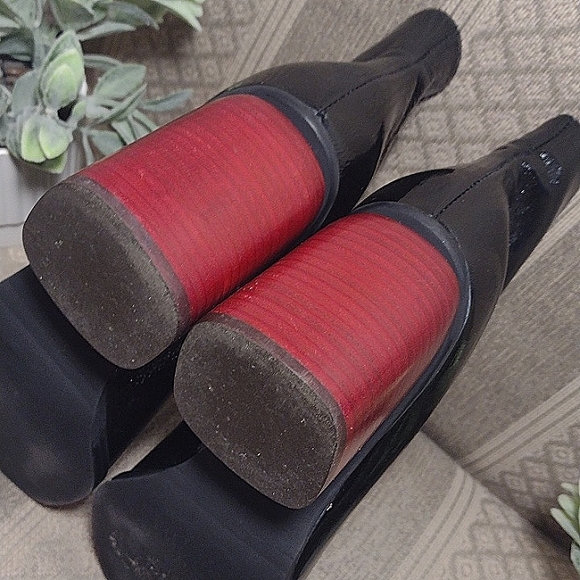 Linea Azzurra Vera Pella Parent Leather Zip Up Ankle Bootie - Picture 8 of 16